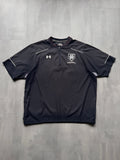 VINTAGE UNDERARMOUR NORTH CAROLINA HARDBALL BLACK SPORT TEE - L