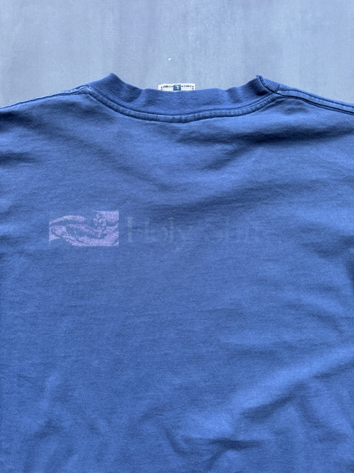 VINTAGE HOLY SHIT BLUE T-SHIRT - XL