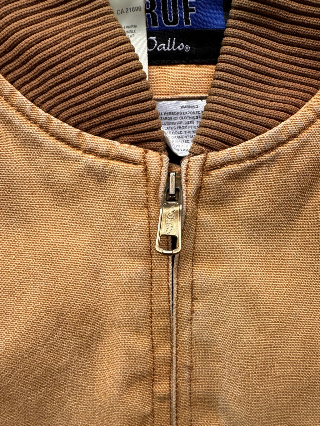 VINTAGE WALLS BLIZZARD PRUF TAN WORKWEAR GILET - XXL