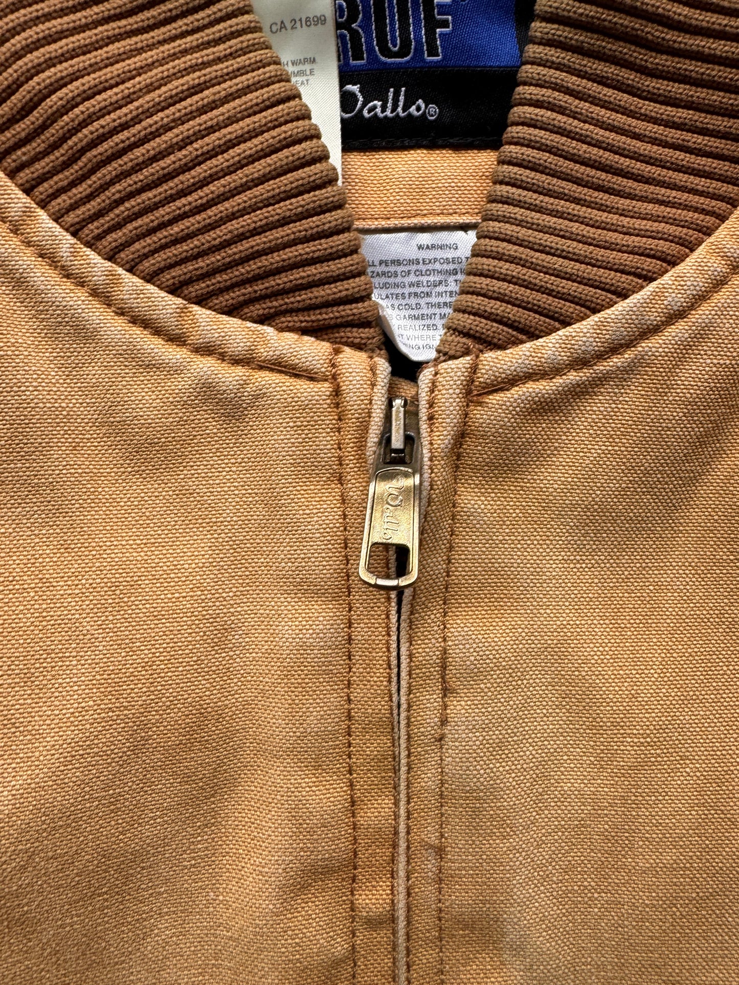 VINTAGE WALLS BLIZZARD PRUF TAN WORKWEAR GILET - XXL