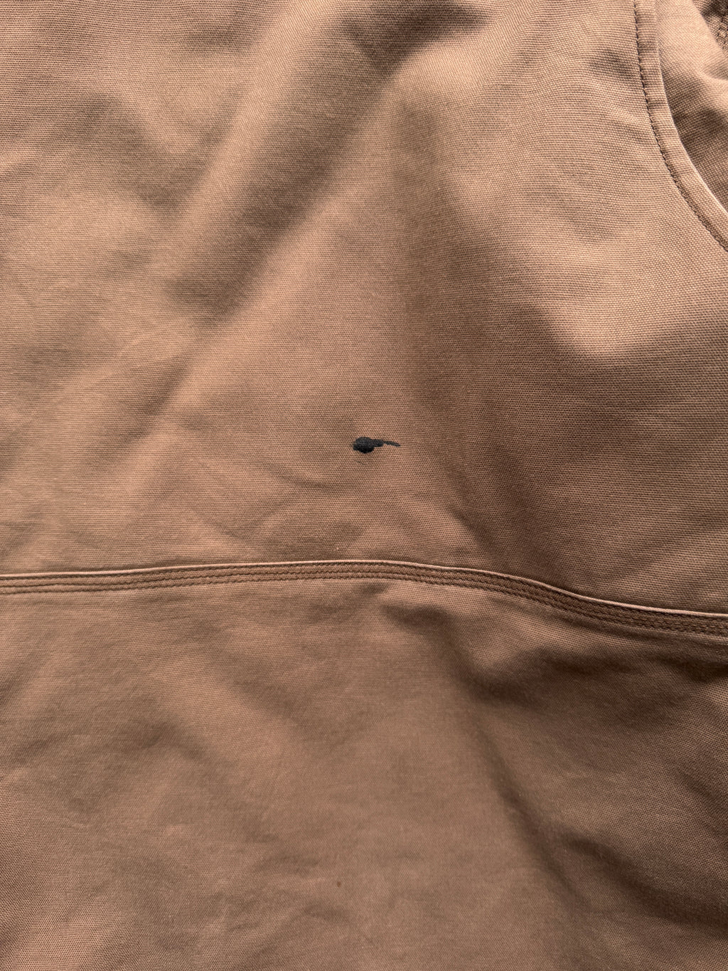 VINTAGE CARHARTT BROWN FULLSWING WORK JACKET - L