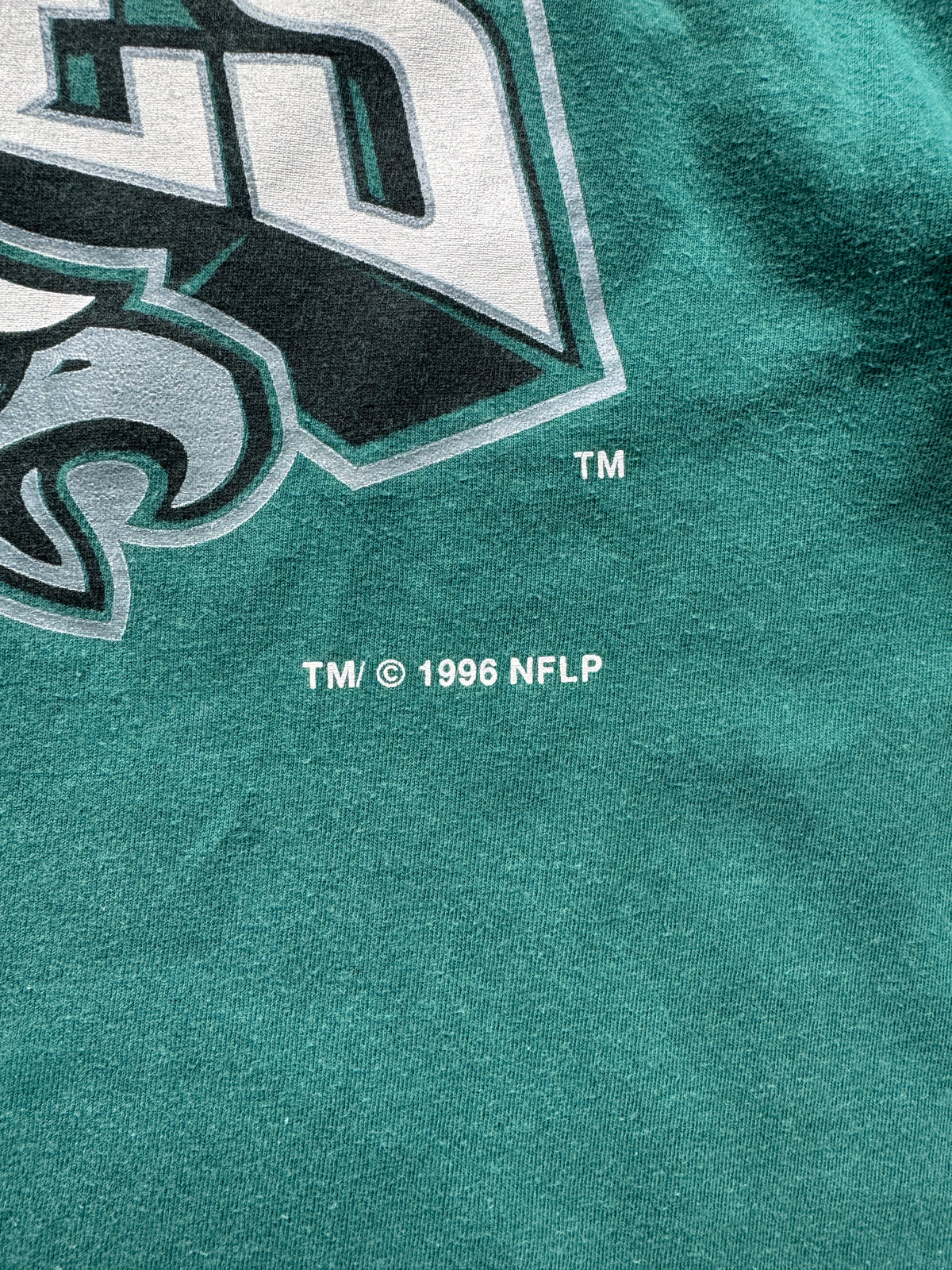 VINTAGE NFL PHILADELPHIA EAGLES GREEN T-SHIRT - XL