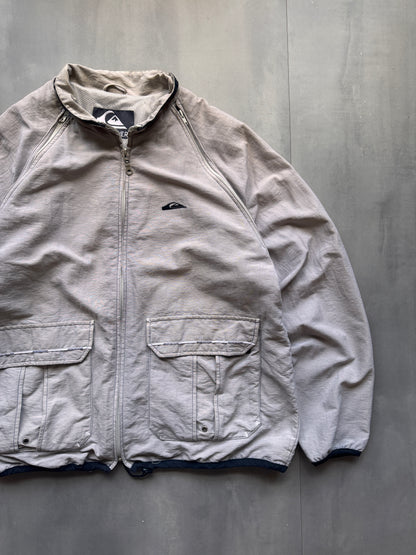 VINTAGE QUICKSILVER GREY JACKET - L