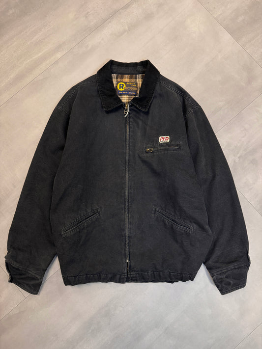 REDWOOD BLACK TRUCKER JACKET - XLARGE/XXLARGE