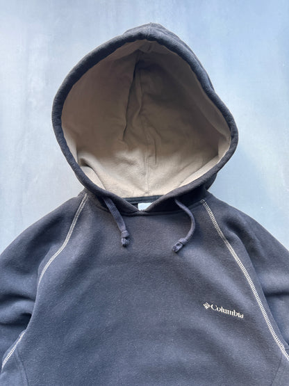 VINTAGE COLUMBIA GREY/BROWN HOODIE - S