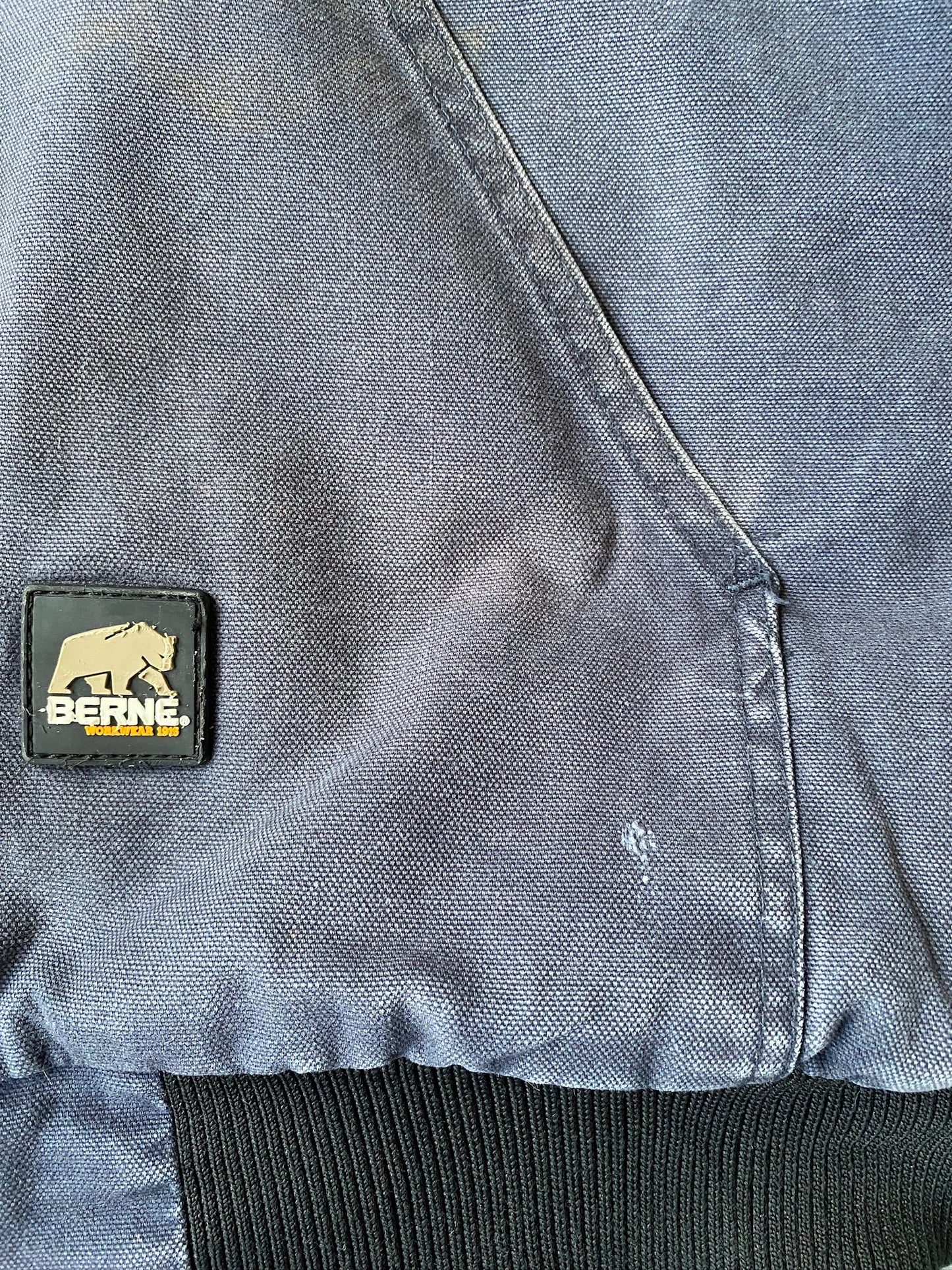 VINTAGE BERNE FADED BLUE ACTIVE JACKET - L