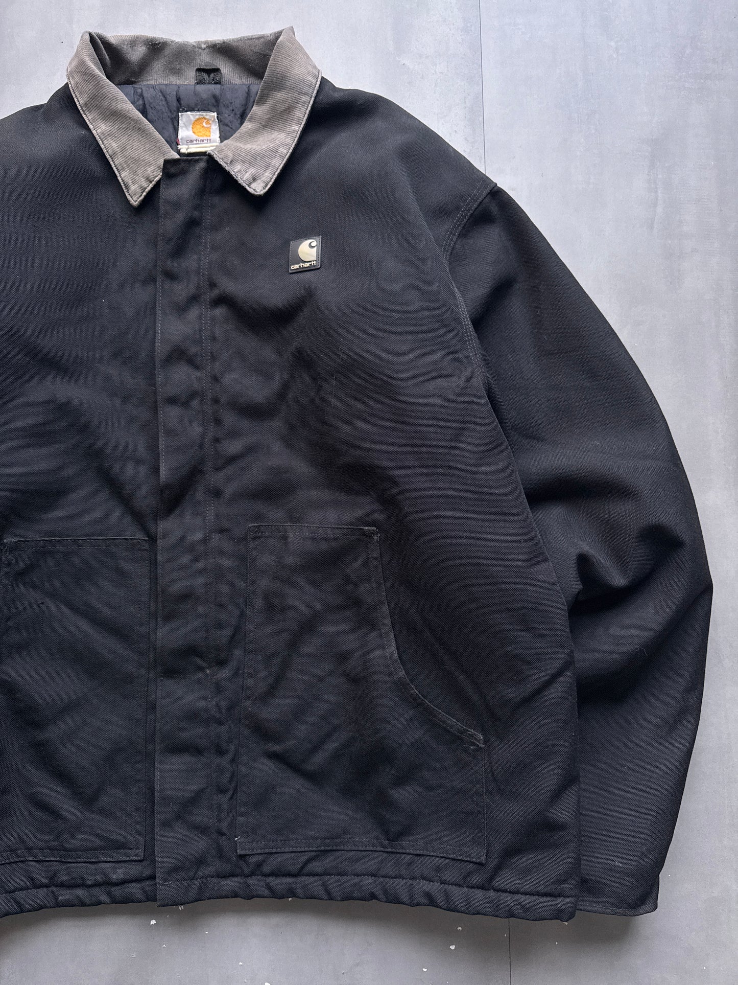 VINTAGE CARHARTT BLACK ARCTIC JACKET - XXL