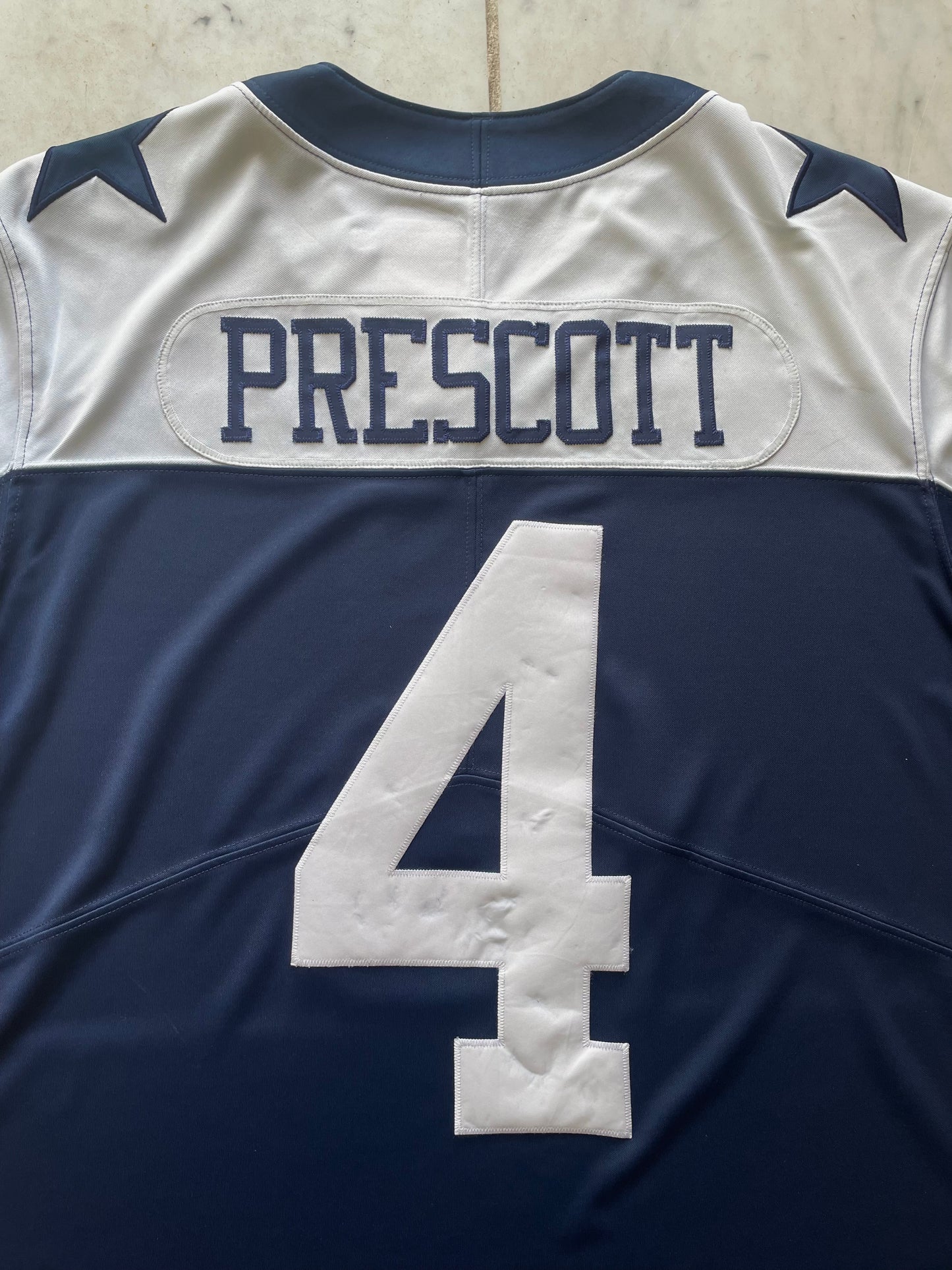 NFL/NIKE DALLAS COWBOYS 'DAK PRESCOTT' 4 JERSEY - MEDIUM/LARGE