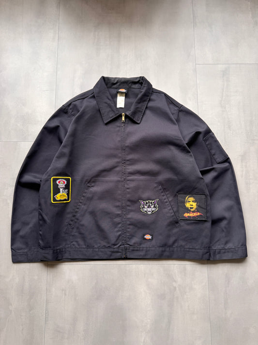 VINTAGE DICKIES BLACK EISENHOWER JACKET - XXL