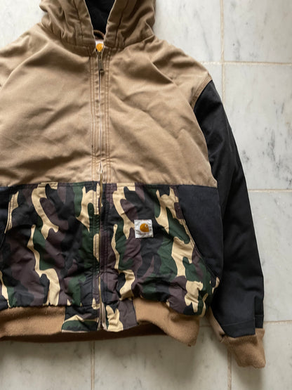 CARHARTT REWORKED MILITARY ACTIVE JACKET - LARGE