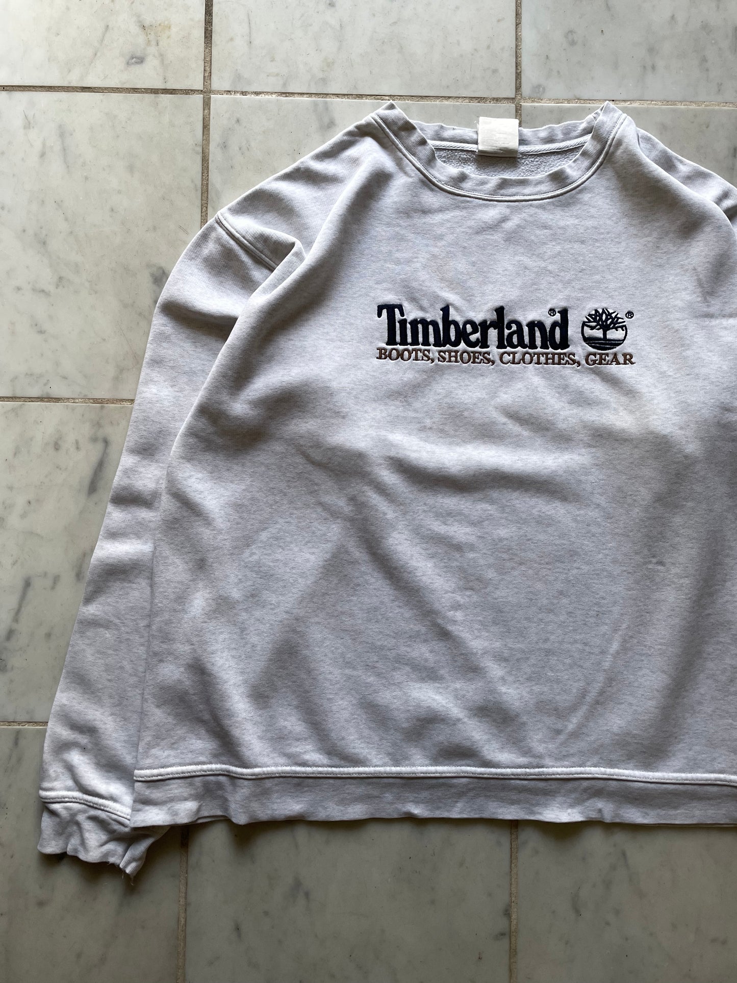 TIMBERLAND CREAM SWEATER - XLARGE