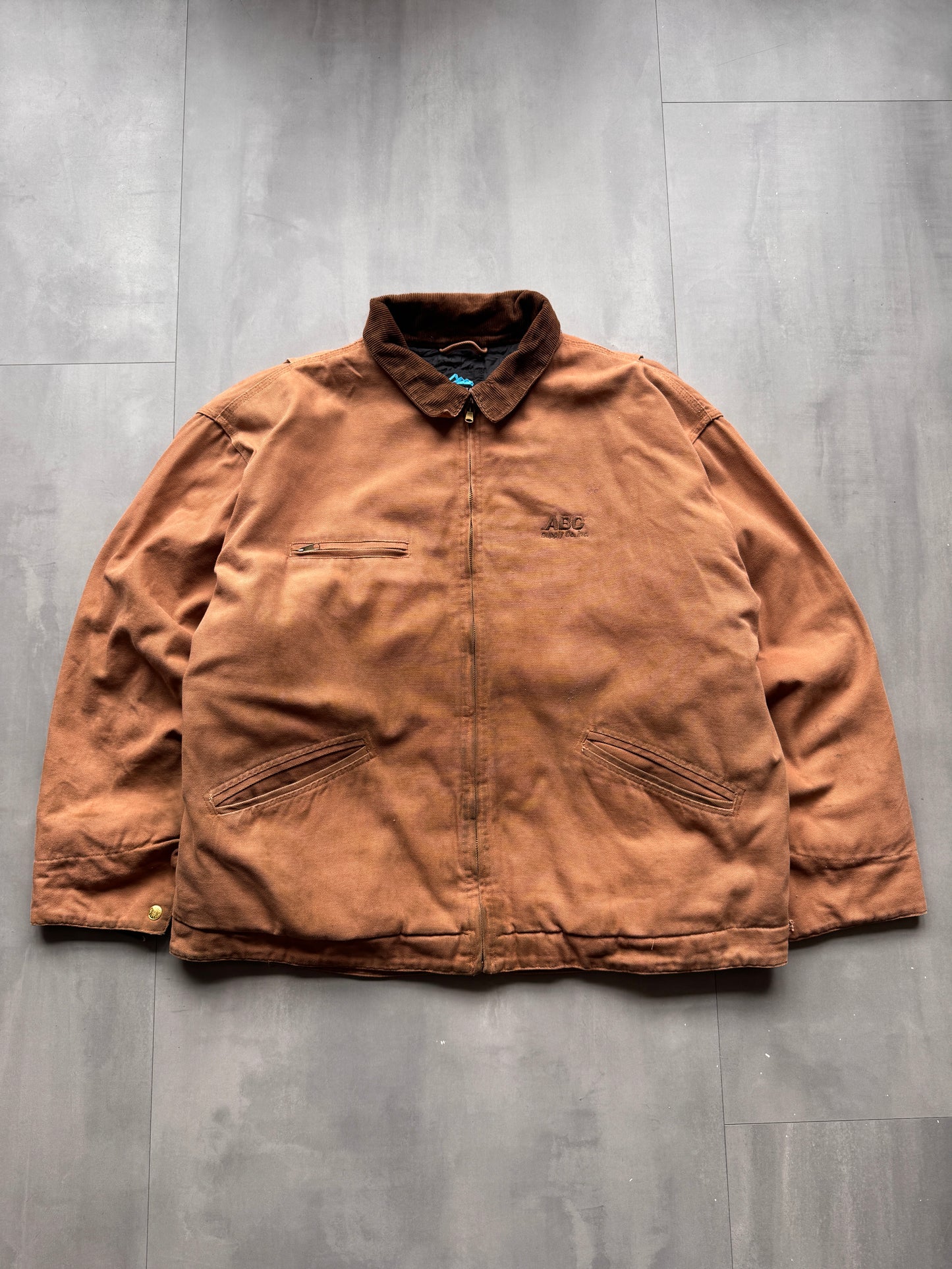 VINTAGE TRI-MOUNTAIN TAN DETROIT JACKET - XXL