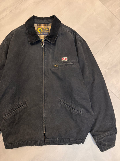 REDWOOD BLACK TRUCKER JACKET - XLARGE/XXLARGE