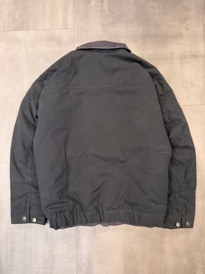 COLUMBIA DARK GREY LINED WORKWEAR JACKET - XXLARGE