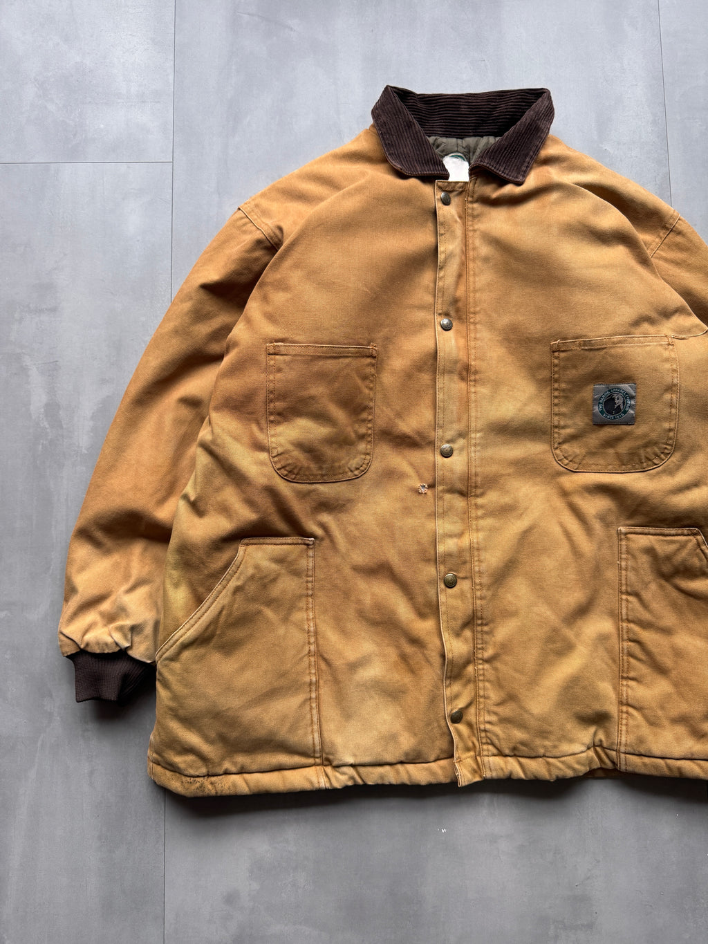 VINTAGE BERNE TAN ARCTIC JACKET - L