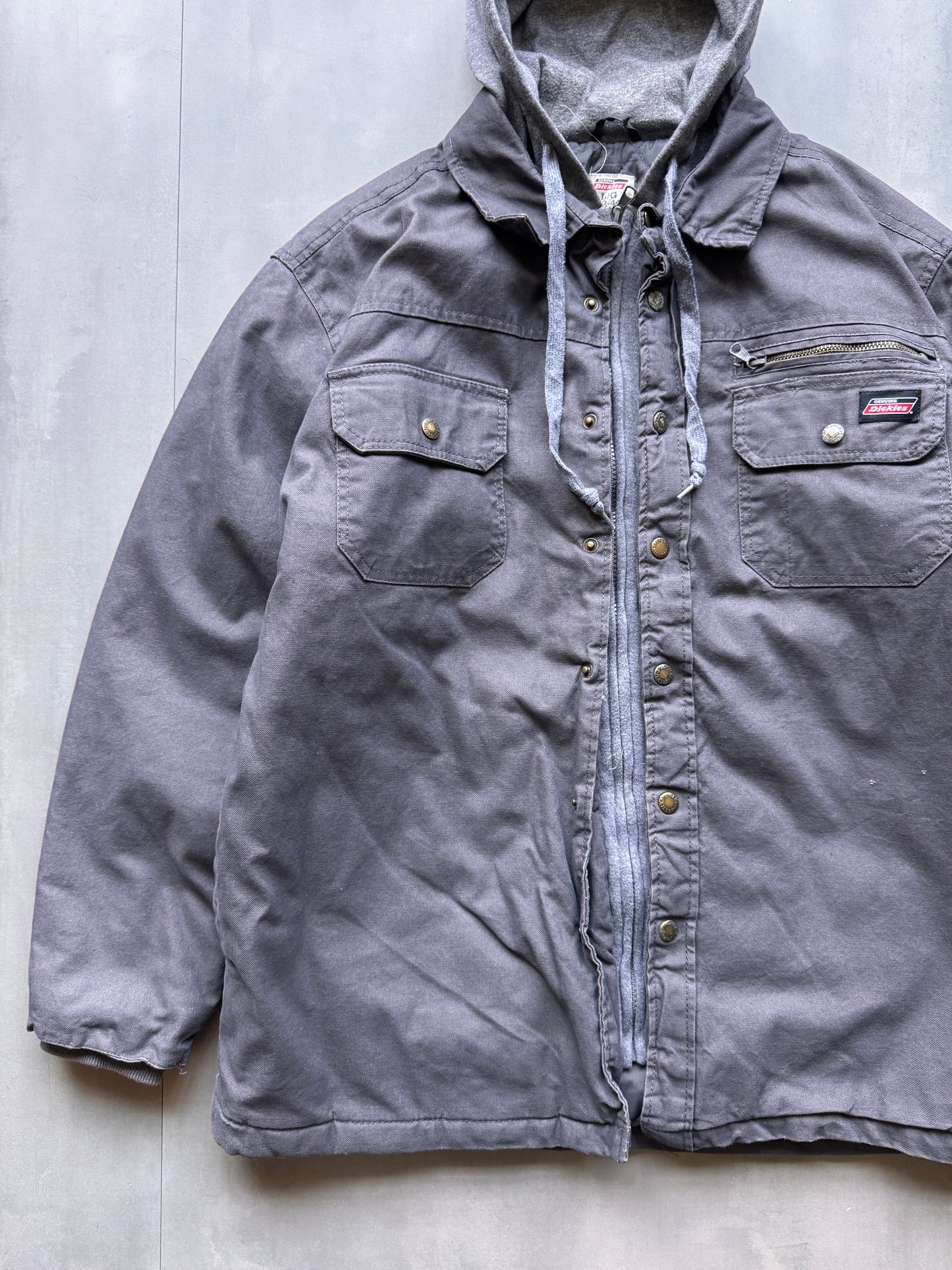 VINTAGE DICKIES GREY JACKET - L