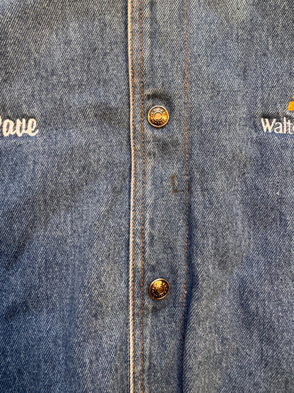 VINTAGE WALTERS & WOLF BASEBALL JACKET - XL
