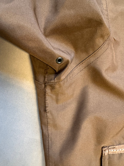 VINTAGE UPS BROWN WORK JACKET - L