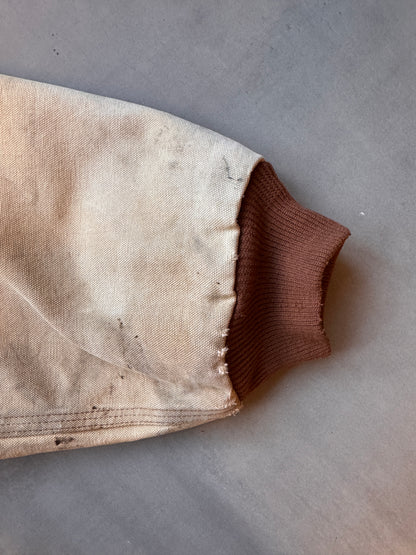 VINTAGE CARHARTT TAN FADED ACTIVE JACKET - XL