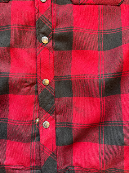 VINTAGE DICKIES RED FLANNEL JACKET - M