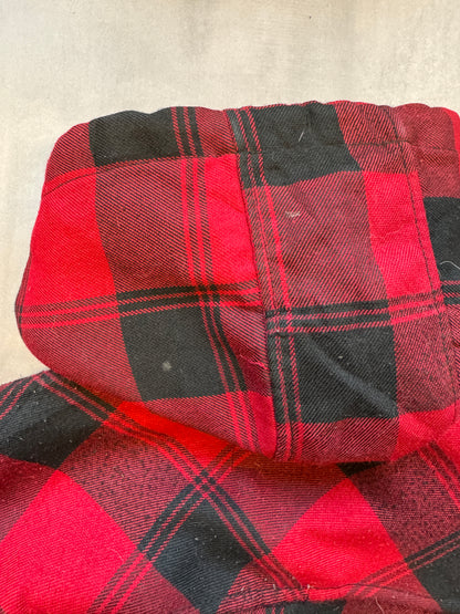 VINTAGE DICKIES RED FLANNEL JACKET - M