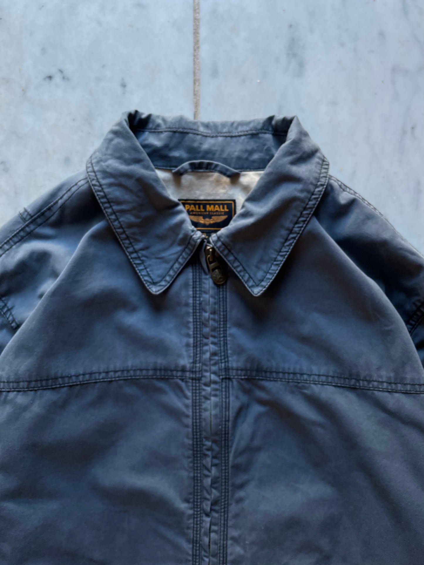 PALL MALL GREY TRUCKER JACKET - XLARGE