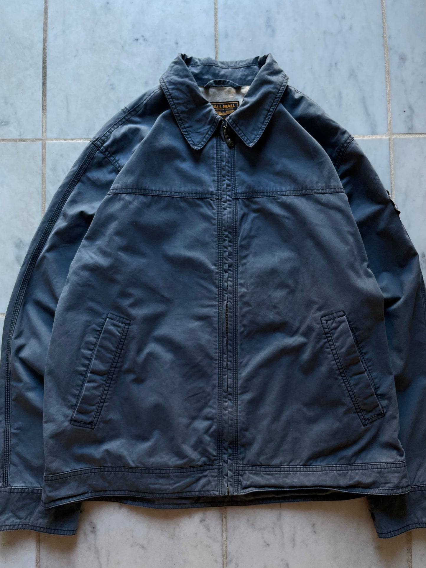 PALL MALL GREY TRUCKER JACKET - XLARGE