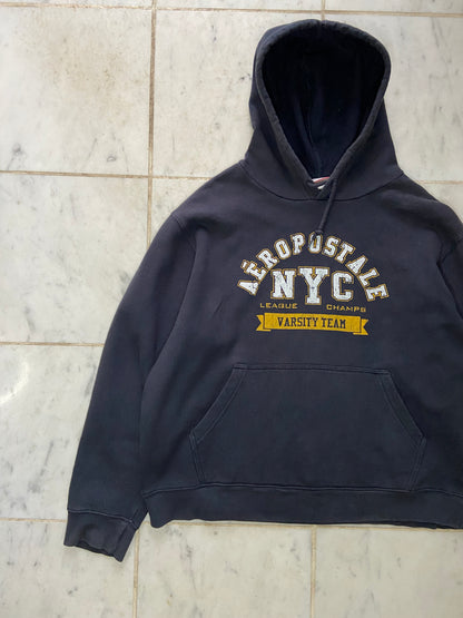 NYC AEROPOSTALE NAVY HOODIE -  MEDIUM