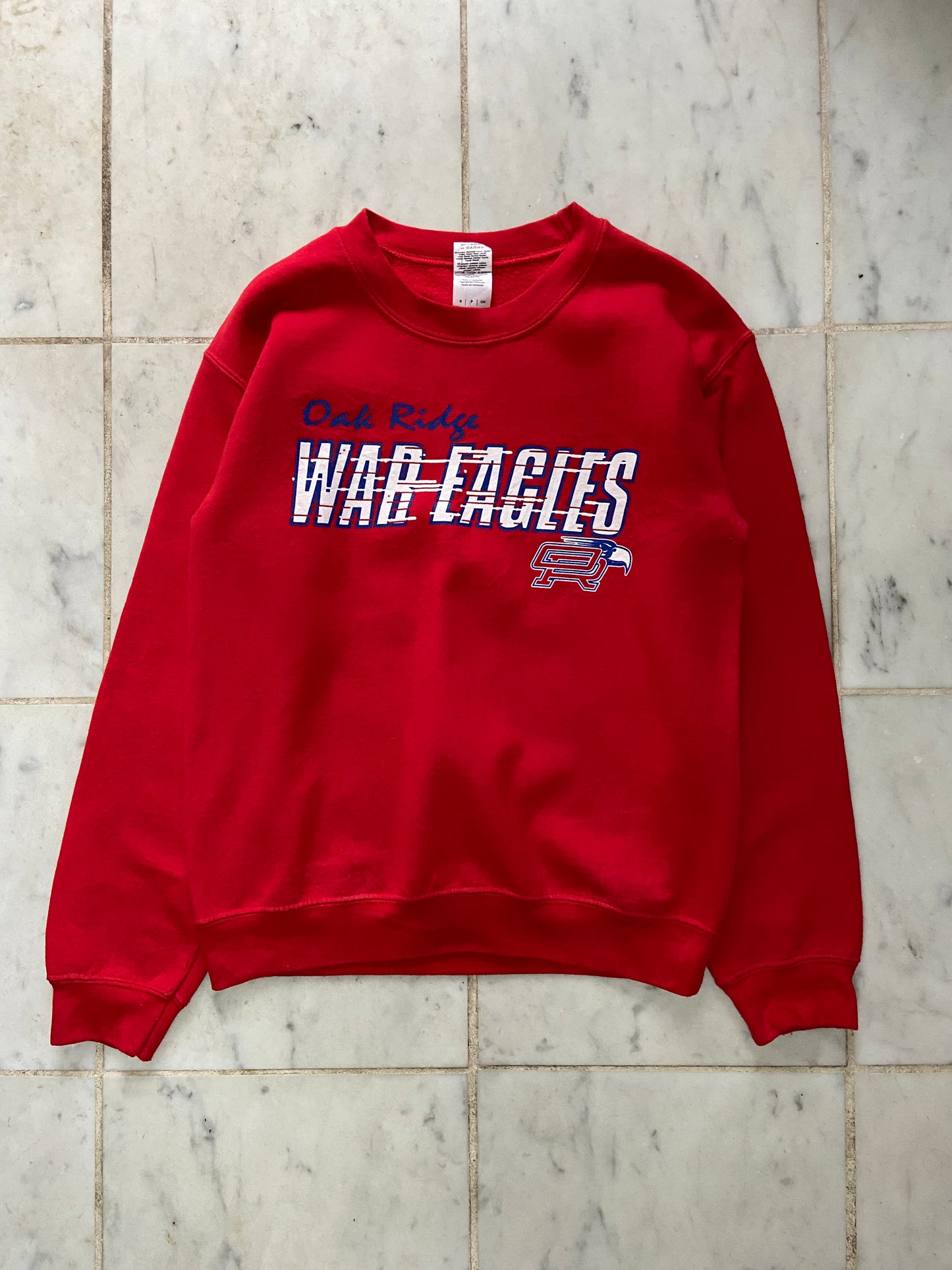 OAK RIDGES WAR EAGLES RED SWEATER - SMALL