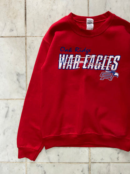 OAK RIDGES WAR EAGLES RED SWEATER - SMALL