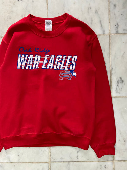 OAK RIDGES WAR EAGLES RED SWEATER - SMALL