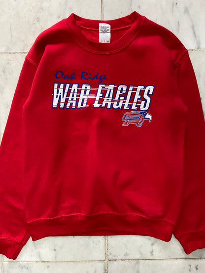 OAK RIDGES WAR EAGLES RED SWEATER - SMALL