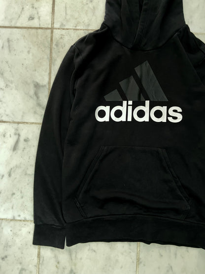 ADIDAS SPELLOUT BLACK HOODIE - MEDIUM