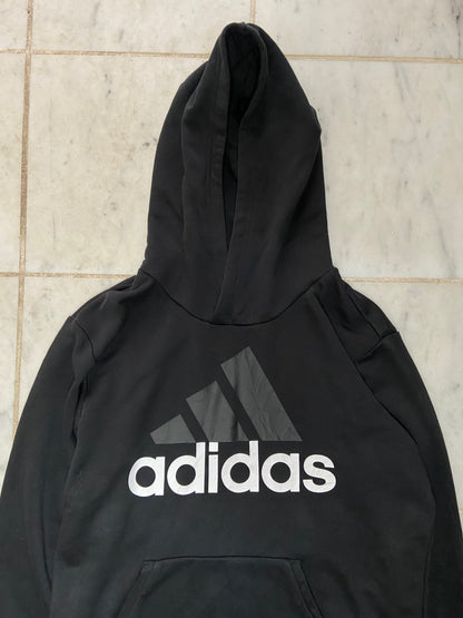 ADIDAS SPELLOUT BLACK HOODIE - MEDIUM