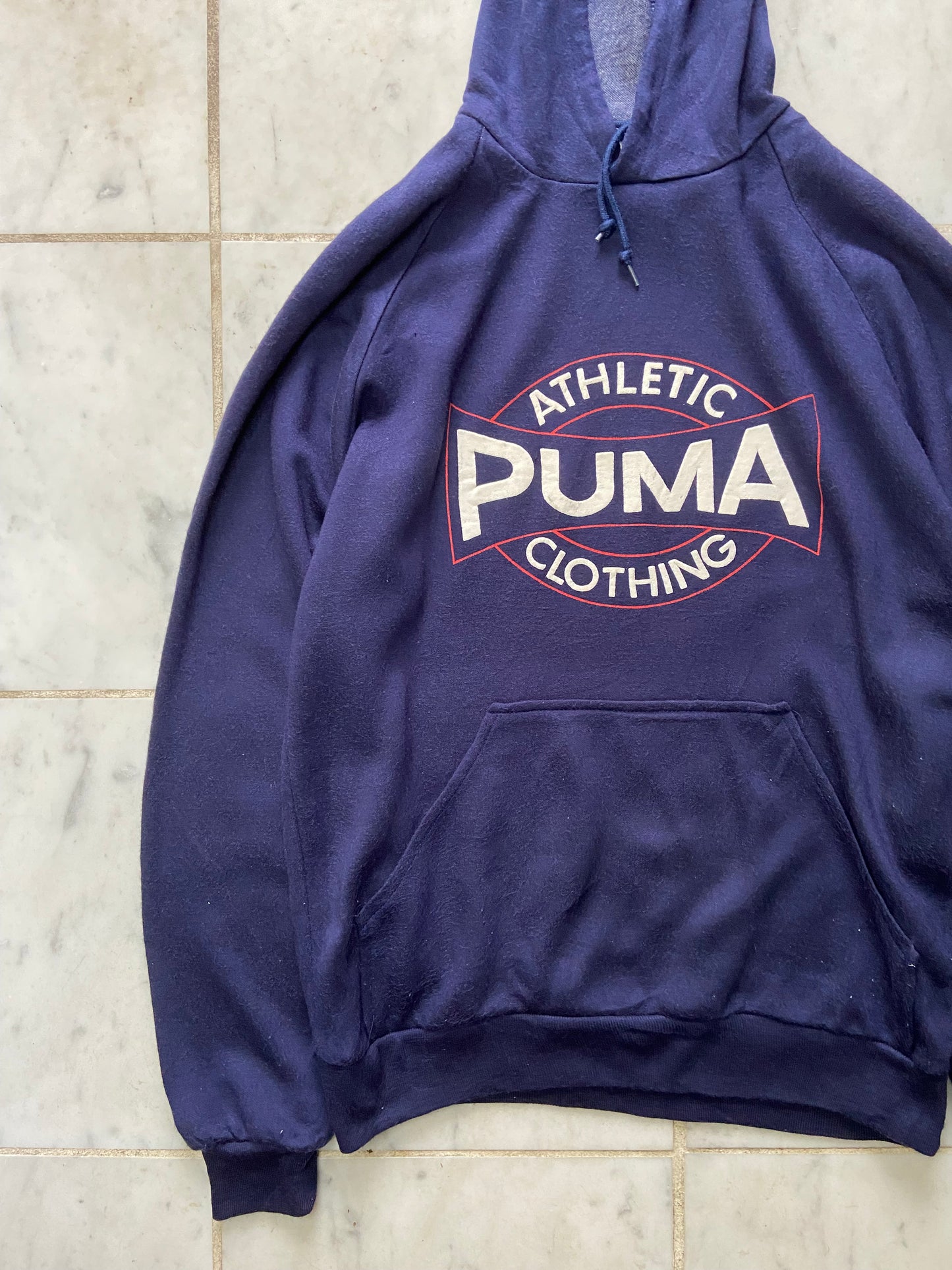 PUMA ATHLETIC BLUE HOODIE - SMALL