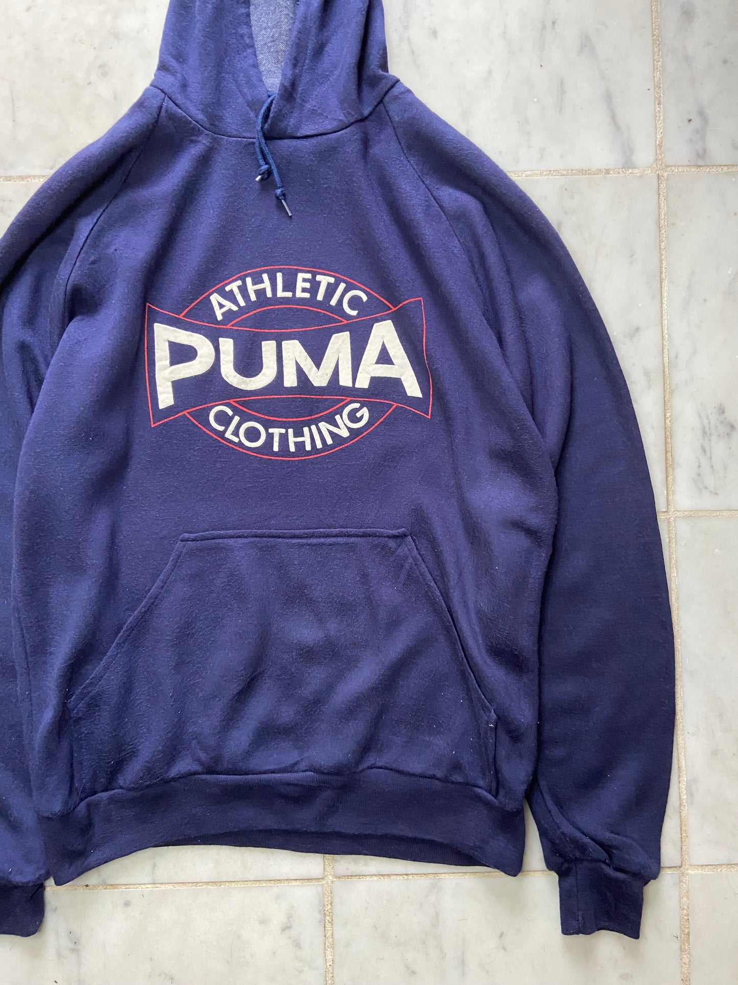 PUMA ATHLETIC BLUE HOODIE - SMALL