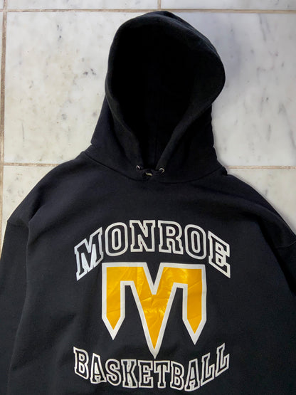 LEE MONROE BASKETBALL BLACK HEAVYWEIGHT HOODIE - XLARGE