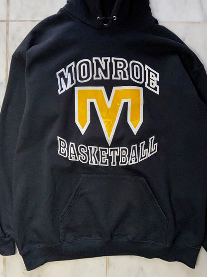 LEE MONROE BASKETBALL BLACK HEAVYWEIGHT HOODIE - XLARGE