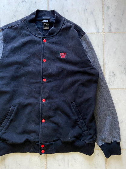 NIKE BUTTON UP BASEBALL JACKET - XLARGE