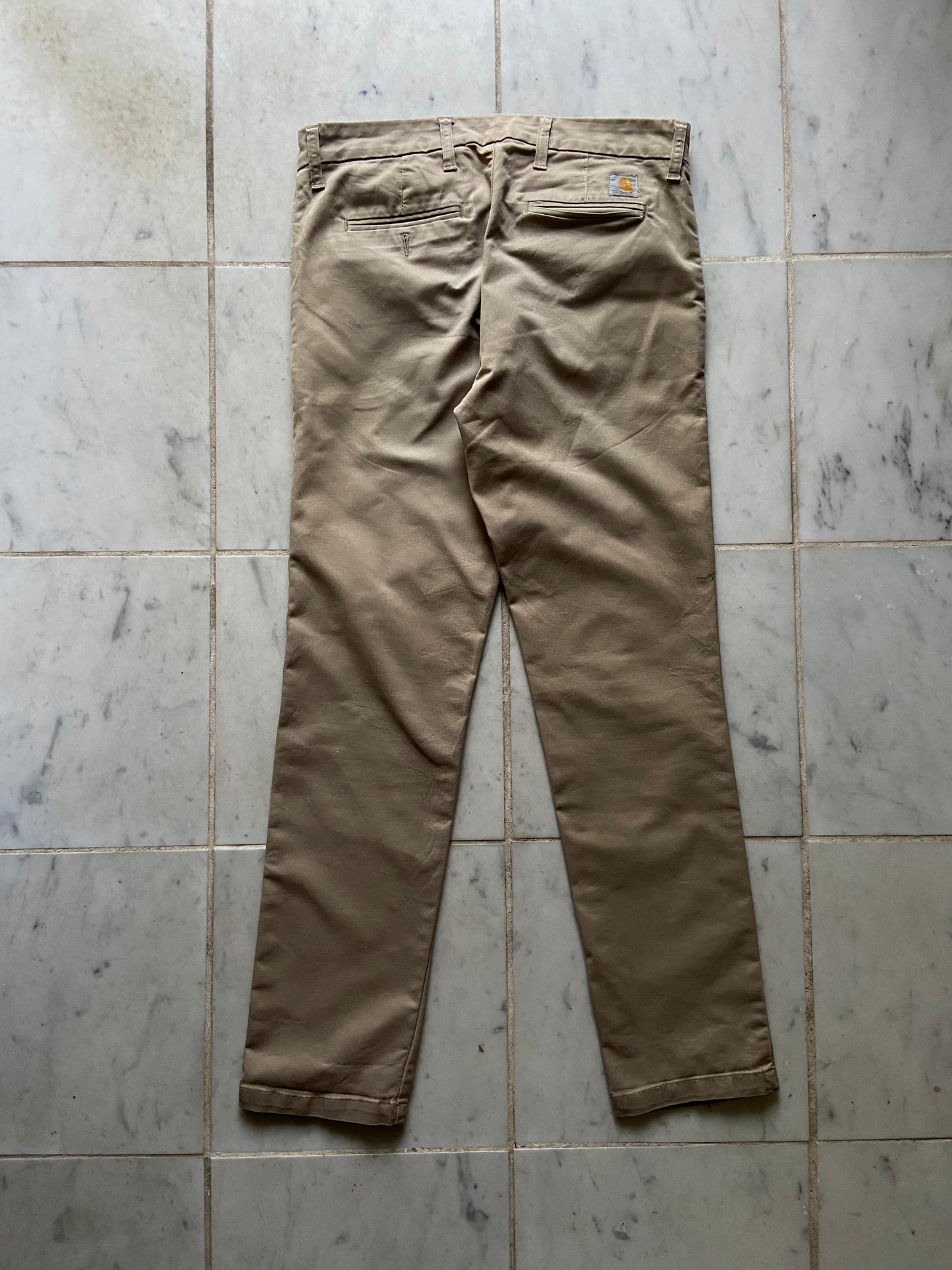 CARHARTT TAN CHINO PANTS - 34x34