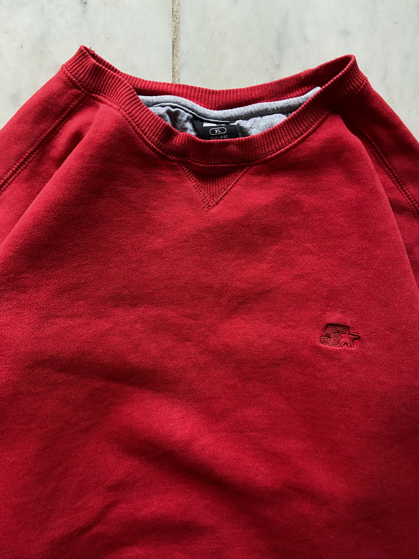 STARTER LOGO RED SWEATER - MEDIUM/LARGE