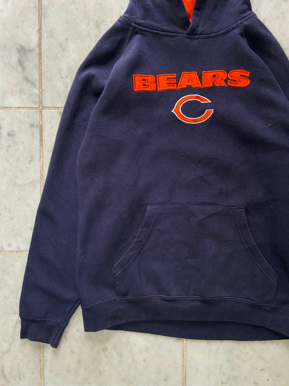 REEBOK NFL CHICAGO BEARS NAVY HOODIE - SMALL