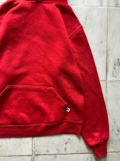 RUSSELL RED HOODIE  - XSMALL