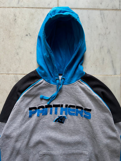 NFL CAROLINA PANTHERS GREY/BLUE HOODIE - MEDIUM/LARGE