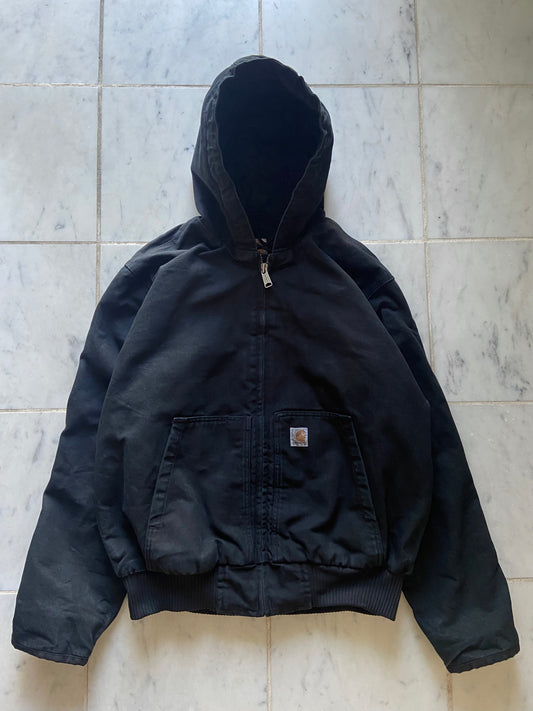 CARHARTT BLACK ACTIVE JACKET - XLARGE