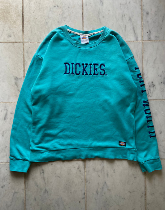 DICKIES 'FORT WORTH' TEAL SWEATER - MEDIUM