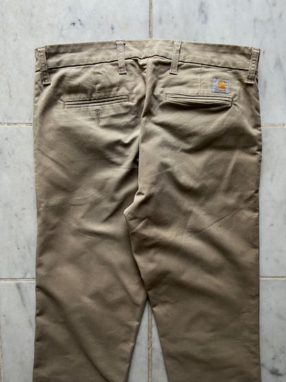 CARHARTT TAN CHINO PANTS - 34x34