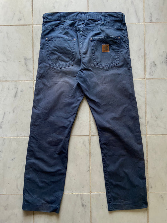 CARHARTT FADED BLUE PANTS - 34X33