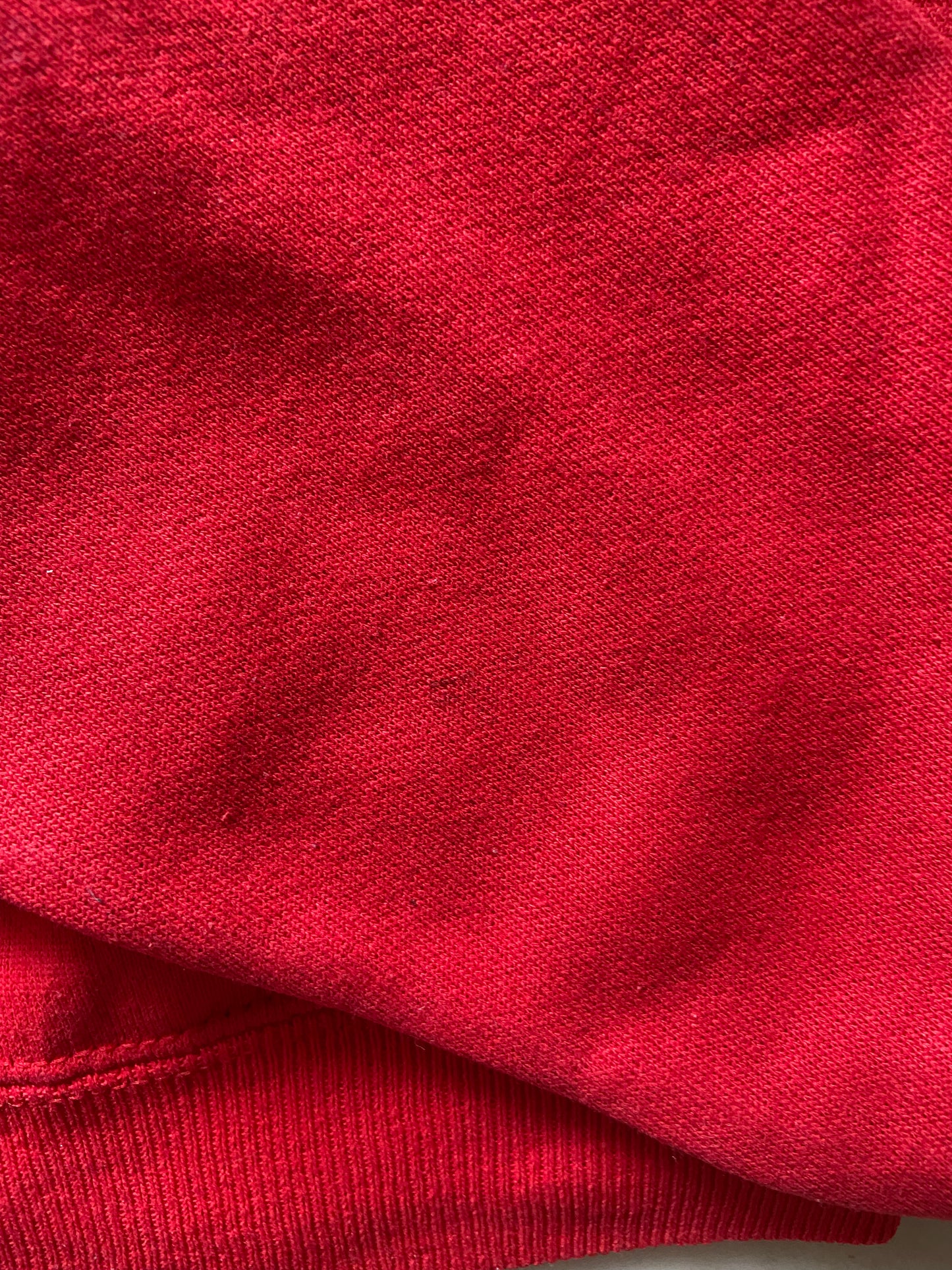 HANES SAN FRANCISCO RED SWEATER - SMALL/MEDIUM