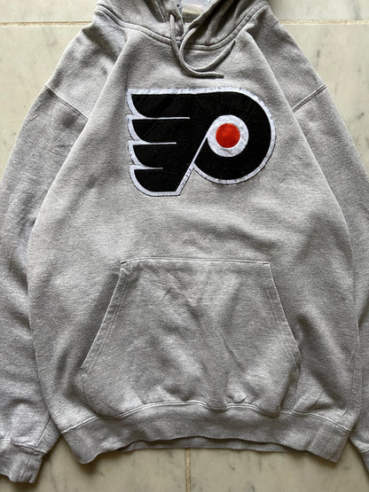 MAJESTIC NHL PHILADELPHIA FLYERS GREY HOODIE - MEDIUM